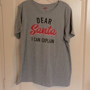 Dear Santa Holiday Tee - Size XL
